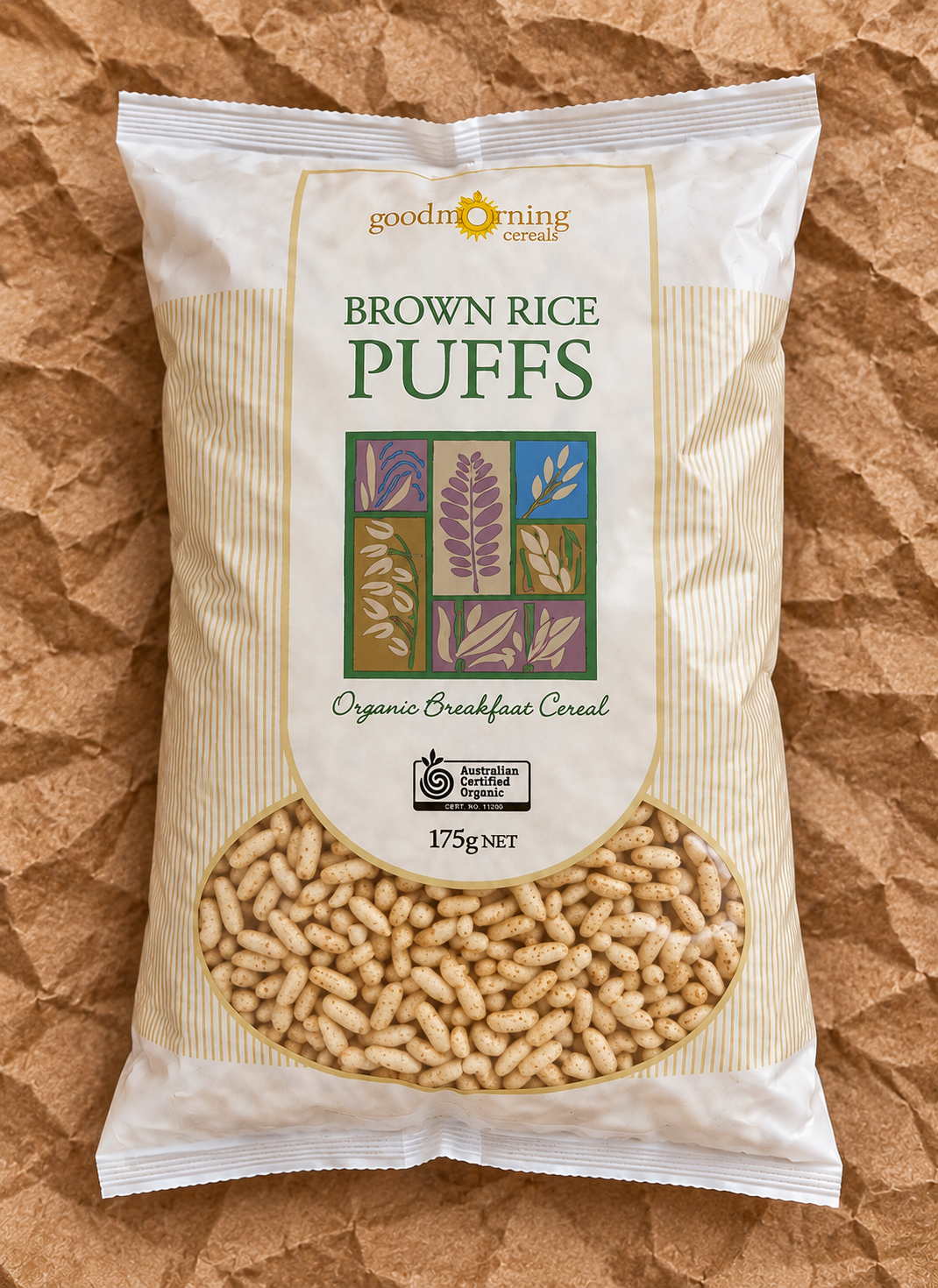 Organic Brown Rice Puffs 175g