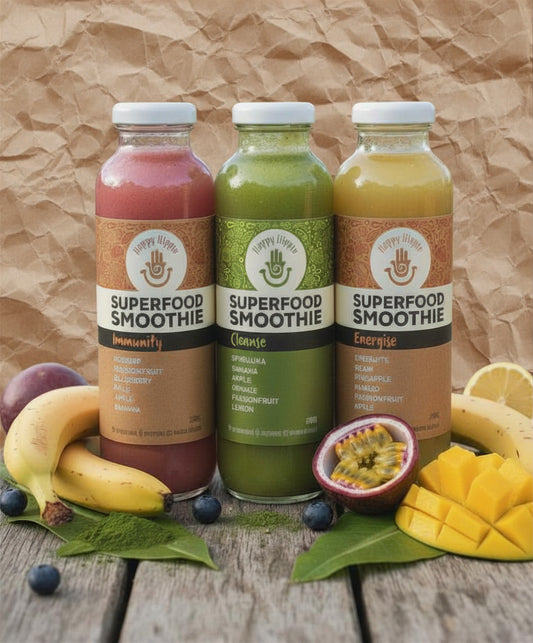 Happy Hippie Superfood Smoothie Range