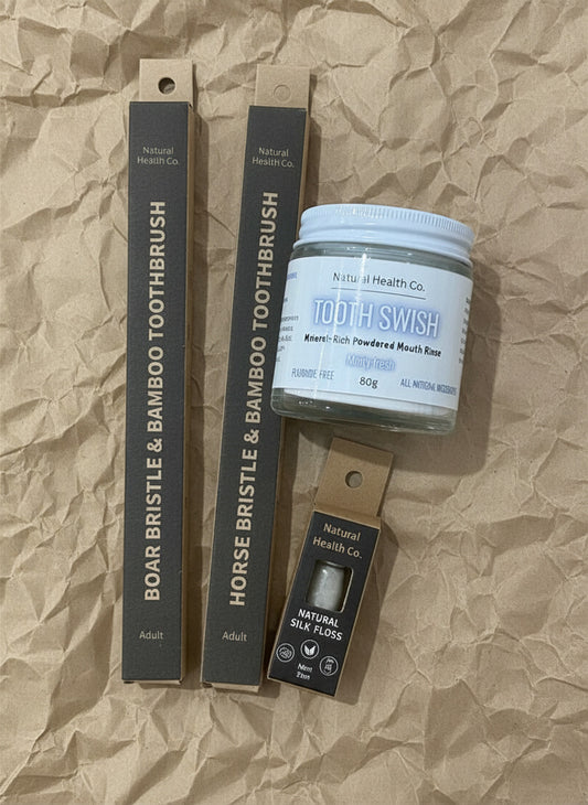 Natural Bristle & Bamboo Toothbrush