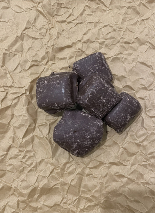 Carob Coated Peppermint Fudge