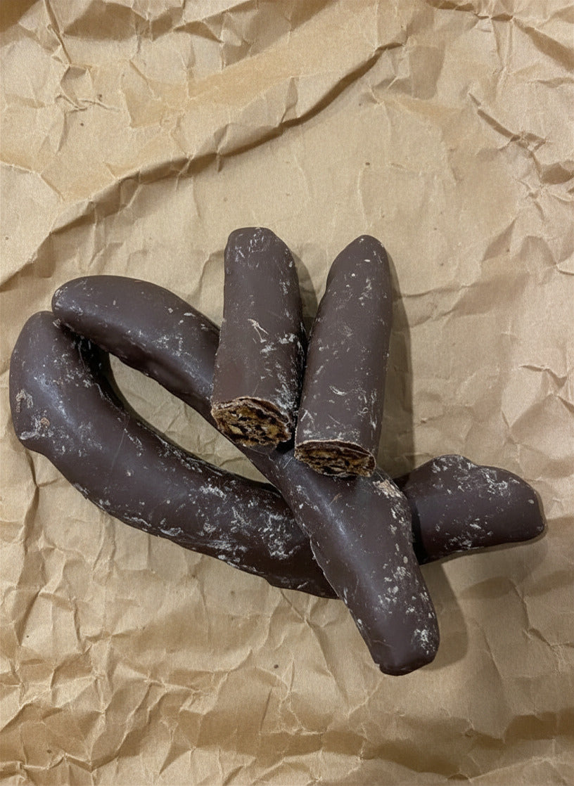 Carob Coated Dried Bananas