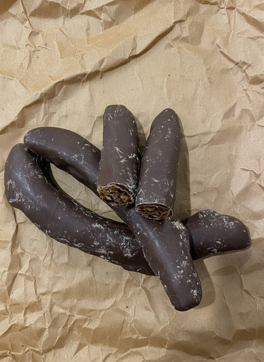 Carob Coated Dried Bananas