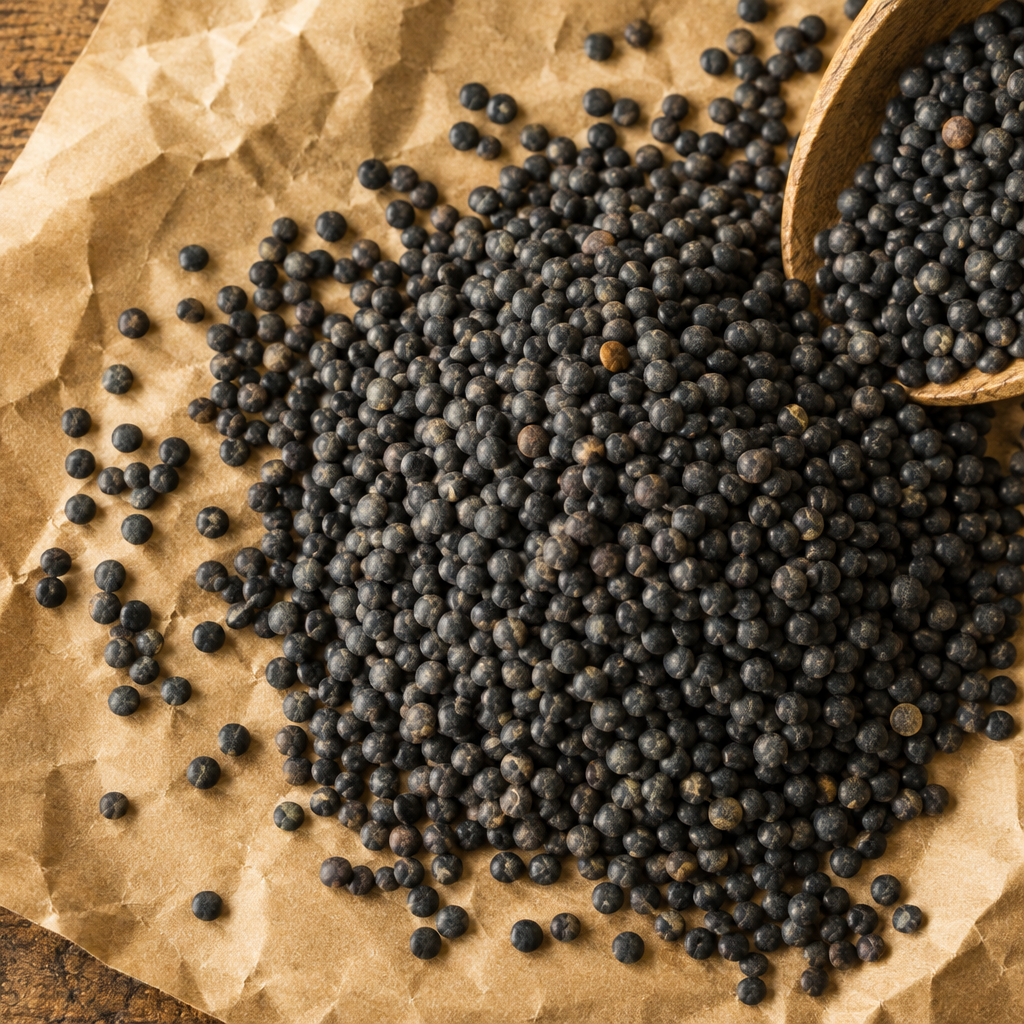 Organic Black Beluga Lentils